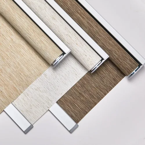 Vista 4 de Persilux Persianas Enrollables con Filtro de Luz Sin Cordón de Parada Libre Persianas Enrollables para Ventanas (Marrón 31" An x 72" Al) Tejido