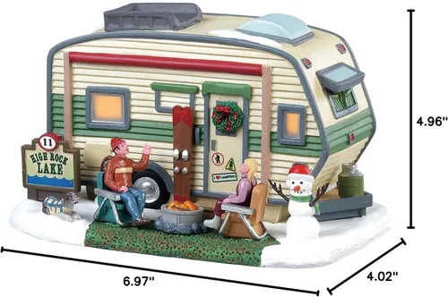 Vista 5 de Lemax Christmas Village - Remolque High Rock Lake - Funciona con pilas (85322)