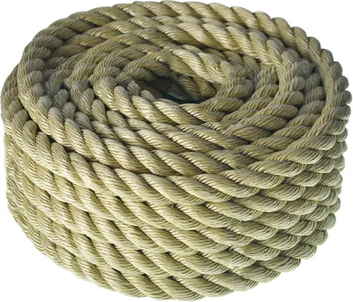 Vista 9 de HOSTIC Cuerda sintética de polipropileno trenzado de 3 hebras, cuerda de manila artificial multiusos, 1 pulgada x 50 pies