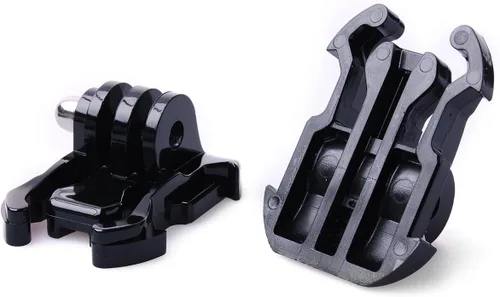 Vista 3 de QKOO 3X Clip de hebilla de liberación rápida Montaje básico + 2X Superficie vertical J-Hook Base de montaje de hebilla +3X Tornillos de pulgar