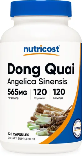 Vista 6 de Nutricost Dong Quai 565mg, 240 Cápsulas (2 Botellas)