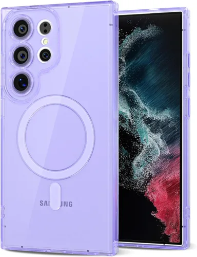 Vista 43 de Svanove Funda para Samsung Galaxy S22 Transparente Compatible con Magsafe Silicone, Funda Magnética Mag Safe Transparente Delgada Bonita, Estética