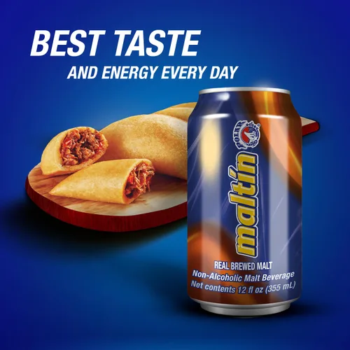 Vista 3 de Maltin Polar - Bebida de malta sin alcohol - Bebida natural de azúcar de caña (paquete de 6)