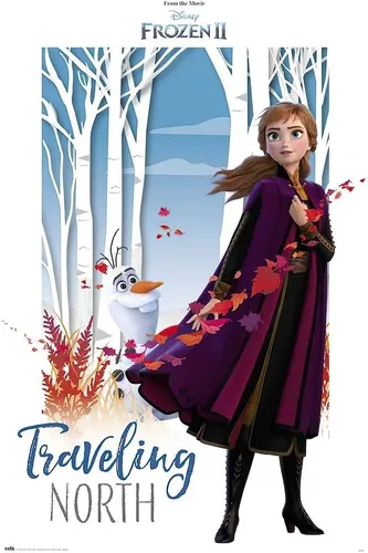Vista 9 de POSTER STOP ONLINE Frozen 2 - Movie Poster (Anna- Traveling North) (Size: 24" x 36") (Laminated Poster)