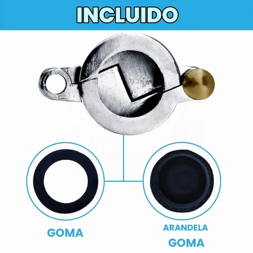 Vista 4 de NU-SET 2895-3 bloqueo de la llave de agua para Bibbs de manguera de jardín