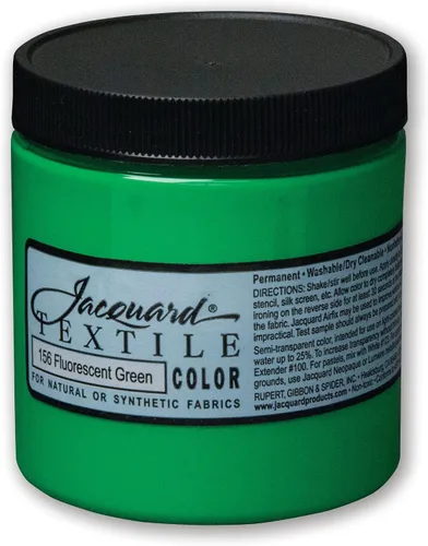 Vista 81 de Jacquard - Pintura textil, 2.25 onzas, verde manzana para ropa, tapicería de muebles, zapatos o bolsos – Interior y exterior