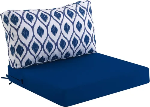 Vista 143 de idee-home Cojines impermeables para asiento de exteriores, para muebles de patio, cojines de repuesto para asiento profundo Hampton Bay