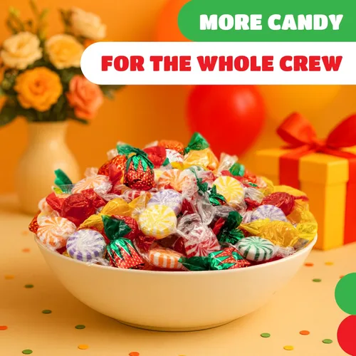 Vista 3 de Hostess Old Fashioned - Surtido de dulces duros – Paquete a granel de 2 libras (150 unidades) – Caramelos duros envueltos individualmente – Bonos