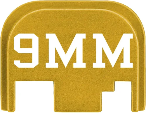 Vista 30 de NDZ Performance Gen 1-4 Rear Slide Cover Plate for Glock 9mm .40 .357 .45 Laser Engraved Popular Images in Black Aluminum - Choose Image