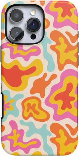 Vista 127 de Casely - Funda protectora para iPhone 16 Pro, diseño All Smiles, sticker de cara sonriente, colección Bold, compatible con MagSafe