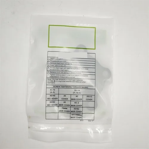 Vista 2 de Kit de reparación K2000 M1204B K2002 M764 Válvula de pulso RCA / CA20 Kit de diafragma de nitrilo (K2000)