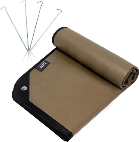 Vista 12 de LYN Manta de emergencia resistente, equipo de supervivencia, impermeable, aislada, lona de emergencia para camping, senderismo, bushcraft