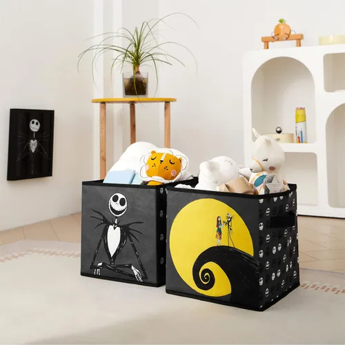 Vista 158 de Idea Nuova Marvel Avengers - Juego de dos espaciosos cubos de almacenamiento plegables, 10 x 10 pulgadas, Avengers / gris