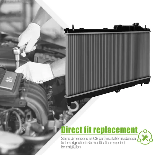 Vista 3 de SCITOO 13091 Radiador Fit 2008-2014 para Subaru para Impreza 2.5L