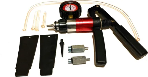 Kit de probador de fugas de vacío y presión del motor de 2 tiempos, motosierra, recortadora, herramienta de diagnóstico de soplador con calibre,