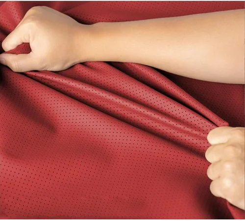 Vista 3 de Parche de reparación de cuero de 17.7 x 39.4 pulgadas, transpirable, adhesivo perforado, parche de reparación autoadhesivo para muebles, sofá