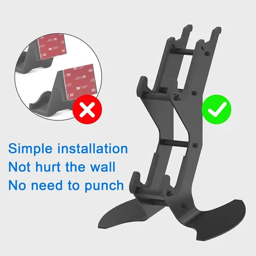 Vista 6 de Controller Holder, Game Controller Rack Headset Stand for Xbox Series X S Xbox one PS5 PS4 NS PC Headset , Aluminum Metal Headset Mount