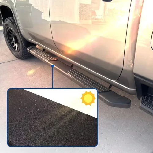 Vista 3 de Estribos de 6.5 pulgadas compatibles con Honda Ridgeline 2017-2025. Estribos de acero al carbono para camiones compatibles con Ridgeline.