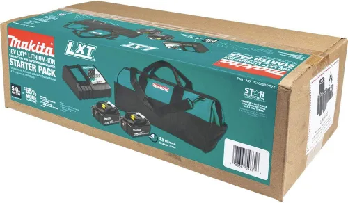 Vista 7 de Makita BL1850BDC2X - Batería de iones de litio LXT® de 18 V y cargador óptimo rápido (5.0 Ah)