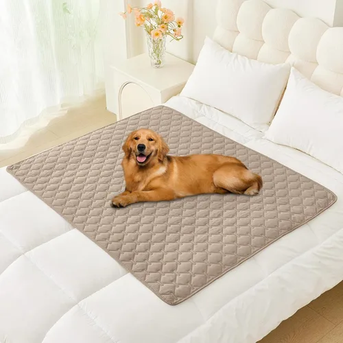 Vista 103 de Smiry Manta Impermeable para Cama de Perro 30x70, Manta Suave Reversible para Mascotas, Lavable a Prueba de Fugas Cubierta para Gatos y Perros