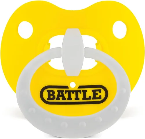 Vista 23 de Battle Sports Binky Oxygen - Protector bucal para fútbol con correa desmontable, máxima transpirabilidad, funciona con aparatos dentales