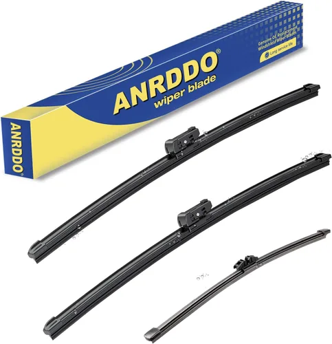 Vista 10 de Juego de 3 limpiaparabrisas de repuesto para Acura MDX 2014, 2015, 2016, 2017, 2018, 2019, 2020, juego de 3 limpiaparabrisas de 26 + 20 + 14