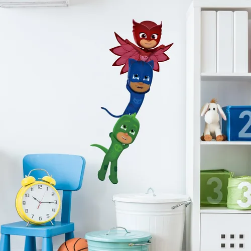 Vista 3 de RoomMates RMK3940GM PJ Masks Superheroes Peel and Stick Giant Wall Decals