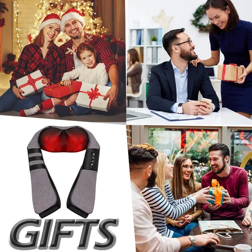 Vista 7 de Massagers for Neck and Back Pain Relief,Great Gifts for WomenMenDadMom Birthday,Shiatsu Shoulder Foot Massager with Heat,Deep Tissue Massage Pillow