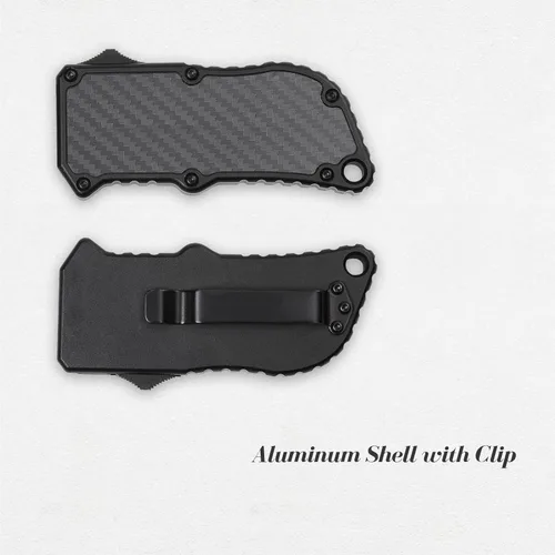 Vista 2 de TOPS HOME Cortador de caja de cuchillos utilitarios, cuchillo de bolsillo, cuchillo de afeitar de hoja de cambio, carcasa de aleación de aluminio, 5