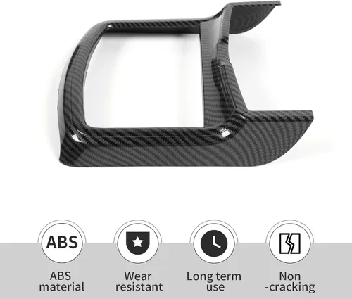 Vista 2 de Linskip Cubierta de panel para portavasos compatible con Chrysler 300 y Dodge Charger 2011-2023, 300 accesorios interiores