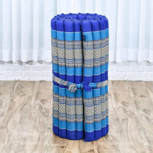 Vista 136 de Leewadee colchón tailandés enrollable para cama de invitados, tapete de yoga, para masaje tailandés, ecológico, orgánico y natural.