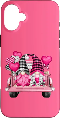 Vista 23 de Pink Gnome Truck for Women and Girls Valentines Day Case for iPhone 17