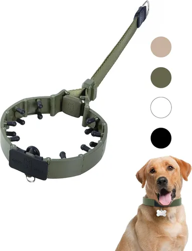 Vista 9 de SVD.PET Collar de punta para perro para entrenamiento sin tirones, hebilla de liberación rápida ajustable para perros pequeños