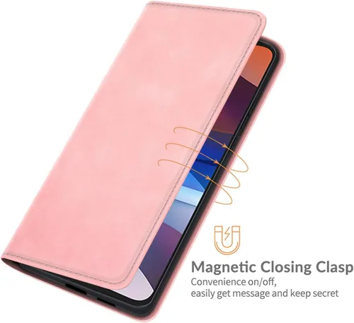 Vista 2 de HualuBro Xiaomi Poco M4 Pro - Funda tipo cartera de piel sintética magnética de cuerpo completo a prueba de golpes para Xiaomi Poco M4 Pro 5G funda