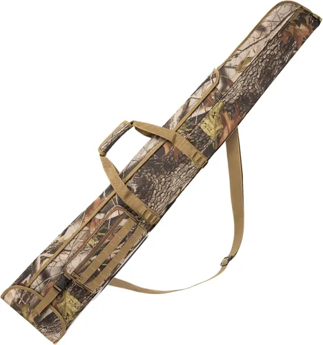 Vista 10 de Funda para Rifle Estuches para Escopeta Suave - Bolsa de Transporte para Armas Acolchada Resistente al Agua para Rifles con Mira con 3 Bolsillos