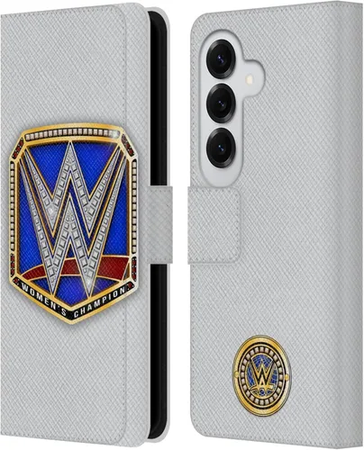 Vista 27 de Head Case Designs Officially Licensed WWE Cruiserweight Champion Title Belts Leather Wallet Case Compatible with Samsung Galaxy A07 4G Campeón