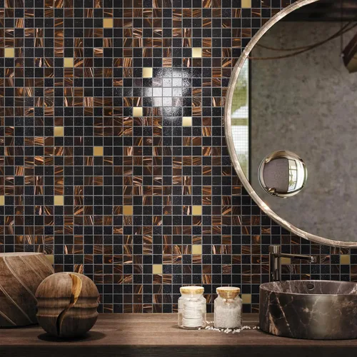 Vista 7 de Azulejo de pared de baño de 11.5 pies cuadrados, baldosa de piscina, jardín DIY, protector contra salpicaduras de cocina, pegamento, pared de baño