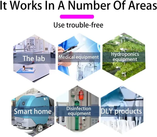 Vista 6 de Gikfun Bomba de dosificación peristáltica de 12 V CC Bomba de líquido para acuario laboratorio analítico DIY EK1977 (ángulo derecho)