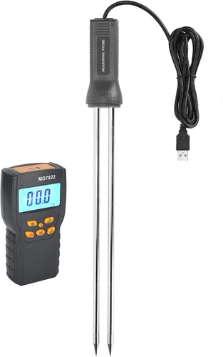 Vista 8 de TOPINCN Moisture Meter Probe Grain Tool Tester with Extra Long Probe 230 Smart Digital Moisture Meter Tester Probe Grain Moisture Tester Tool Tool