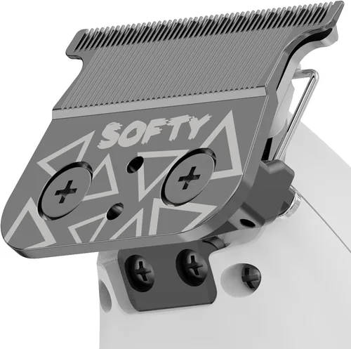 Vista 7 de TPOB Play Barber - Cortapelos para hombre de 7500 RPM con empuñaduras de goma (blanco 3 juegos)