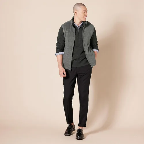 Vista 5 de Tienda Essentials Men's Full-Zip Polar Fleece Vest (Available in Big & Tall)