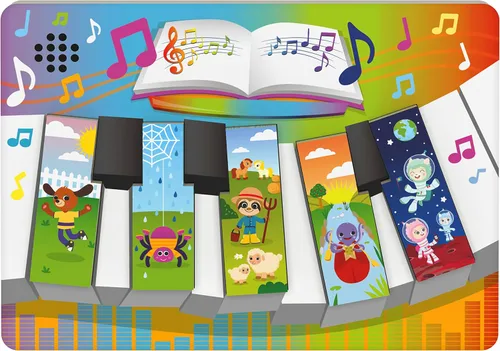 Vista 4 de Spin Master - Rompecabezas de madera con notas de piano, para familias y niños a partir de 3 años