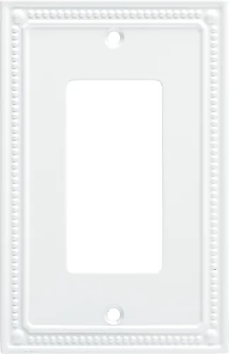 Embellecedor para interruptor de pared Franklin Brass de diseño clásico de bolitas, embellecedor de interruptor, marco de interruptor