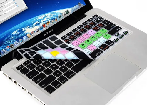 Vista 3 de Final Cut Pro X - Funda protectora de silicona para MacBook Pro 13 15 17 pulgadas (teclado ISO de EE. UU. / Europa)