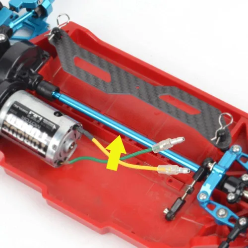 Vista 6 de Conjunto de eje y junta de hélice de aluminio para Tamiya TT-02 TT-02B 54501. 54502.