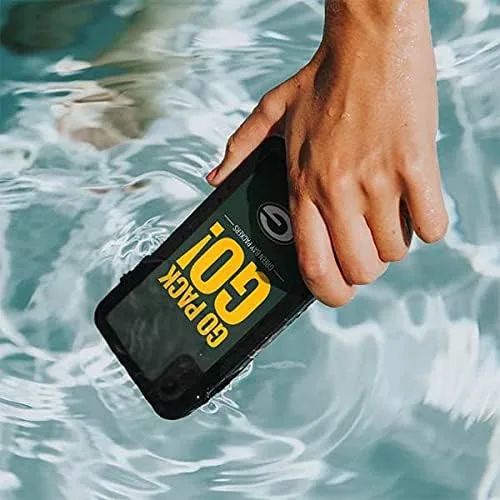 Vista 4 de Skinit - Carcasa impermeable para iPhone XR, diseño de los Green Bay Packers de la NFL