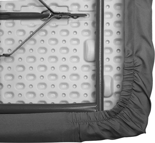 Vista 9 de Shamrock Home Mantel de poliéster ajustable de 8 pies, mantel rectangular elástico, mantel ajustable para mesas de 8 pies, funda de mesa de picnic