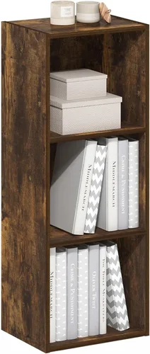 Vista 53 de Furinno - Estantería con 1 gabinete con puerta serie Luder, color blanco