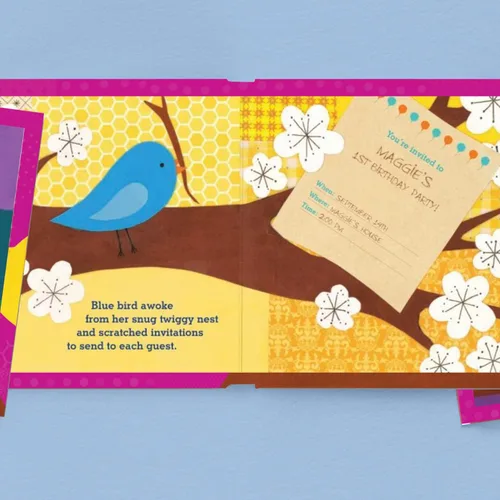 Vista 4 de El primer cumpleaños del bebé para niñas - Historia infantil personalizada - I See Me!