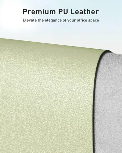 Vista 45 de Aothia Protector de escritorio de cuero, alfombrilla para mouse, alfombrilla de escritorio de oficina, 31.5 x 15.7 pulgadas, secante de escritorio